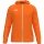 JAKO Hooded Jacket One (inner side made of micro-fleece), orange ladies