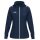 JAKO Hooded Jacket One (Inner side made of micro-fleece), navy blue ladies