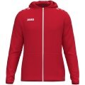 JAKO Hooded Jacket One (Inner side made of micro-fleece, 100% recycled polyester) red Men's
