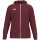 JAKO Hooded Jacket One (Inner side made of micro-fleece, 100% recycled polyester) burgundy men