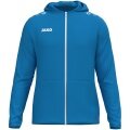 JAKO Hooded Jacket One (Inner side made of micro-fleece, 100% recycled polyester) blue men's