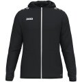 JAKO Hooded Jacket One (Inner side made of micro-fleece, 100% recycled polyester) black men's