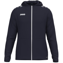 JAKO Hooded Jacket One (Inner side made of micro-fleece, 100% recycled polyester) navy blue men's
