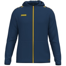 JAKO Hooded Jacket One (Inner side made of micro-fleece, 100% recycled polyester) navy blue men's