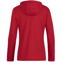 JAKO Hooded Jacket Power (Polyester Fleece, Side Pockets with Zip) Red Women