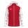 JAKO Hooded Jacket Sonic (durable, soft feel) red/white men's