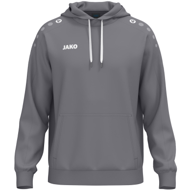 JAKO Hooded Sweatshirt One Sweat (Cotton Blend) grey Men's