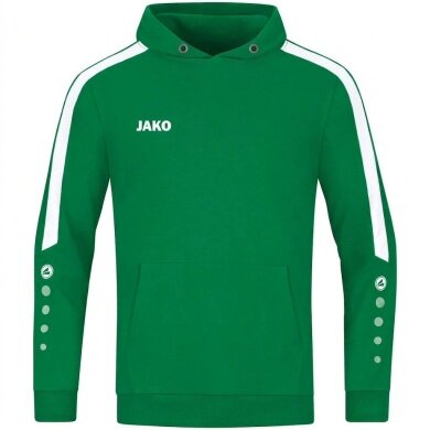 JAKO Hoodie Power Hooded Sweatshirt (Organic Cotton) Green Kids