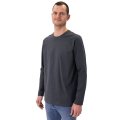 JAKO Long Sleeve Shirt Organic (Leisure, Organic Cotton) Charcoal Grey Men's