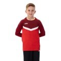 JAKO Sport Long Sleeve Sweatshirt Iconic (Polyester Stretch Fleece) red/burgundy Kids
