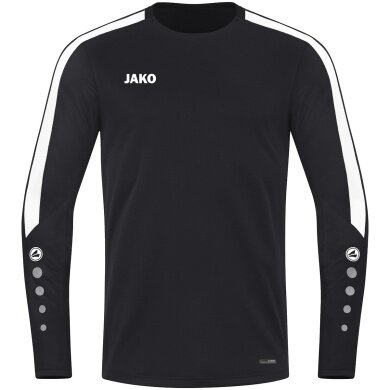JAKO Sport Long Sleeve Shirt Sweat Power (recycled Polyester, high freedom of movement) black Men