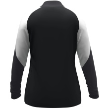 JAKO Long Sleeve Shirt Ziptop Dynamic (recycled polyester, elastic material) black/white/anthracite grey ladies