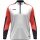 JAKO Long Sleeve Zip Top Dynamic (recycled polyester, elastic material) white/coral red/navy blue men's