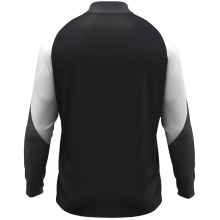 JAKO Long Sleeve Shirt Ziptop Dynamic (recycled polyester, elastic material) black/white/anthracite grey men's