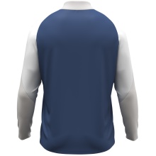 JAKO Long Sleeve Shirt Ziptop Dynamic (recycled polyester, elastic material) midnight blue/white/light grey children