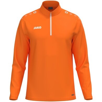 JAKO Long Sleeve Shirt Ziptop One (100% recycled Polyester, inner side made of Micro-Fleece) orange children