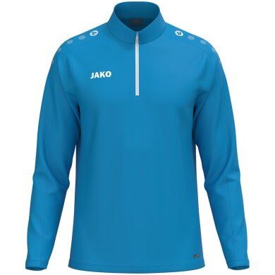 JAKO Long Sleeve Shirt Ziptop One (100% recycled Polyester, inner side made of Micro-Fleece) blue Children
