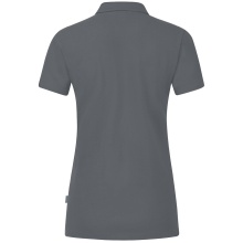 JAKO Sport Polo Organic Stretch (Organic Cotton) Dark Grey Women