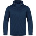JAKO Softshell Jacket Premium (Hood, wind and water repellent) navy blue Men