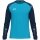 JAKO Sport Long Sleeve Shirt Sonic Sweat (quick-drying, durable) aqua blue/navy blue children