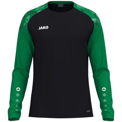 JAKO Sport Long Sleeve Shirt Sonic Sweat (quick-drying, durable) black/green children