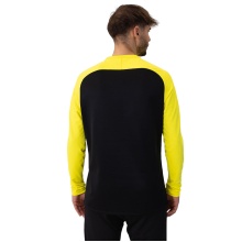 JAKO Sport Long Sleeve Sweatshirt Iconic (Polyester Stretch Fleece) black/yellow Men's