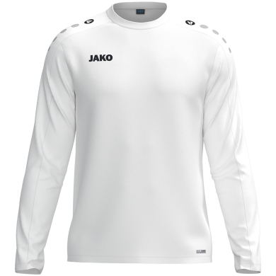 JAKO Sport Long Sleeve Sweatshirt One (Polyester Fleece) white Men's
