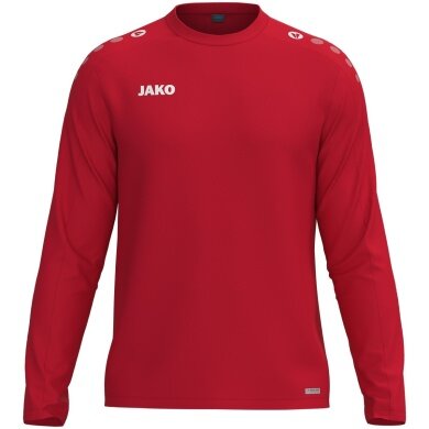 JAKO Sport Long Sleeve Sweatshirt One (Polyester Fleece) red Men's