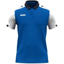JAKO Sport Polo Dynamic (Polyester Mini Piqué) royal blue/white/navy blue men's