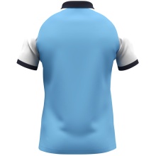 JAKO Sport Polo Dynamic (Polyester Mini Piqué) sky blue/white/navy blue men's