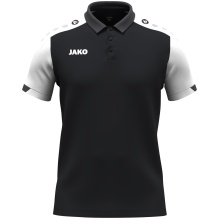 JAKO Sport Polo Dynamic (Polyester Mini Piqué) black/white/anthracite grey men's