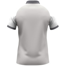JAKO Sport Polo Dynamic (Polyester Mini Piqué) light grey/white/grey men's