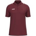 JAKO Sport Polo One (Polyester Mini Piqué) burgundy children