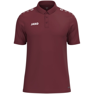JAKO Sport Polo One (Polyester Mini Piqué) burgundy men's