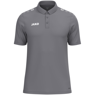 JAKO Sport Polo One (Polyester Mini Piqué) grey children