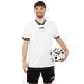 JAKO Sport T-shirt Retro Jersey (V-neck, breathable) short-sleeved white/black men's