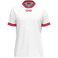 JAKO Sport T-shirt Retro Jersey (V-neck, breathable) short-sleeved white/red men's