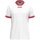 JAKO Sport T-shirt Retro Jersey (V-neck, breathable) short-sleeved white/red men's