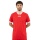 JAKO Sport T-shirt Retro Jersey (V-neck, breathable) short-sleeved red/white men's