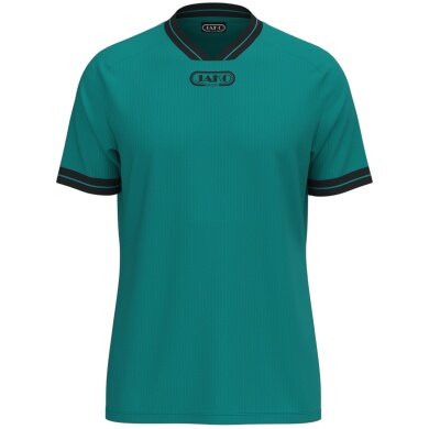 JAKO Sport T-shirt Retro Jersey (V-neck, breathable) short-sleeved turquoise blue men's
