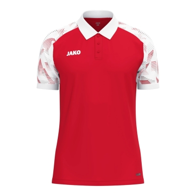 JAKO Sport Polo Sonic (light, breathable) red/white men's