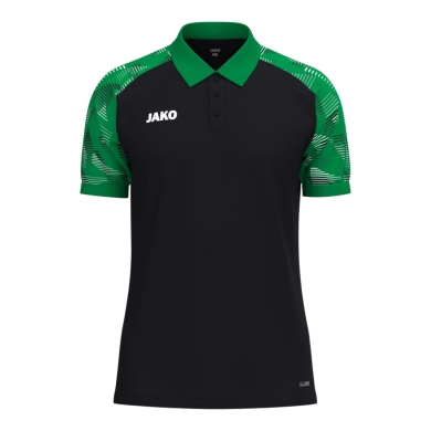 JAKO Sport Polo Sonic (lightweight, breathable) black/green boys