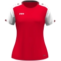 JAKO Sport Shirt Dynamic (100% recycled Polyester) red/white/dark red Ladies