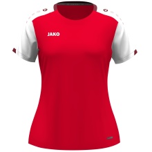 JAKO Sport Shirt Dynamic (100% recycled Polyester) red/white/dark red Ladies