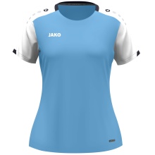 JAKO Sport Shirt Dynamic (100% recycled Polyester) sky blue/white/navy blue ladies