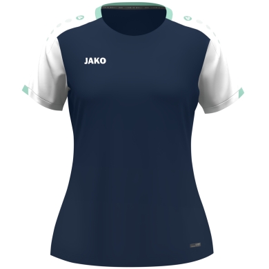 JAKO Sport Shirt Dynamic (100% recycled Polyester) midnight blue/white/light grey Ladies