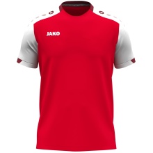 JAKO Sport T-shirt Dynamic (100% recycled Polyester) red/white/dark red Children