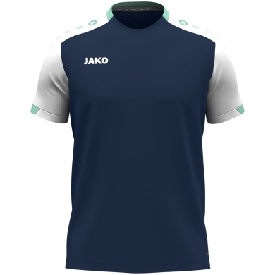 JAKO Sport T-shirt Dynamic (100% recycled Polyester) navy blue/white/mint green men's