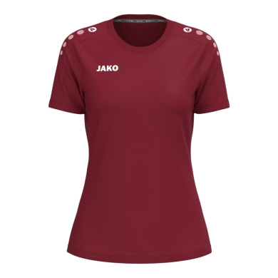 JAKO Sport T-Shirt One Cotton (Cotton Blend) burgundy Ladies