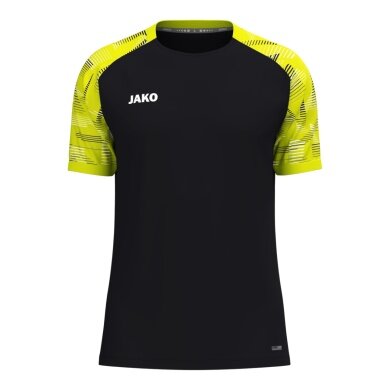 JAKO Sport T-shirt Sonic (breathable, durable) black/neon yellow boys
